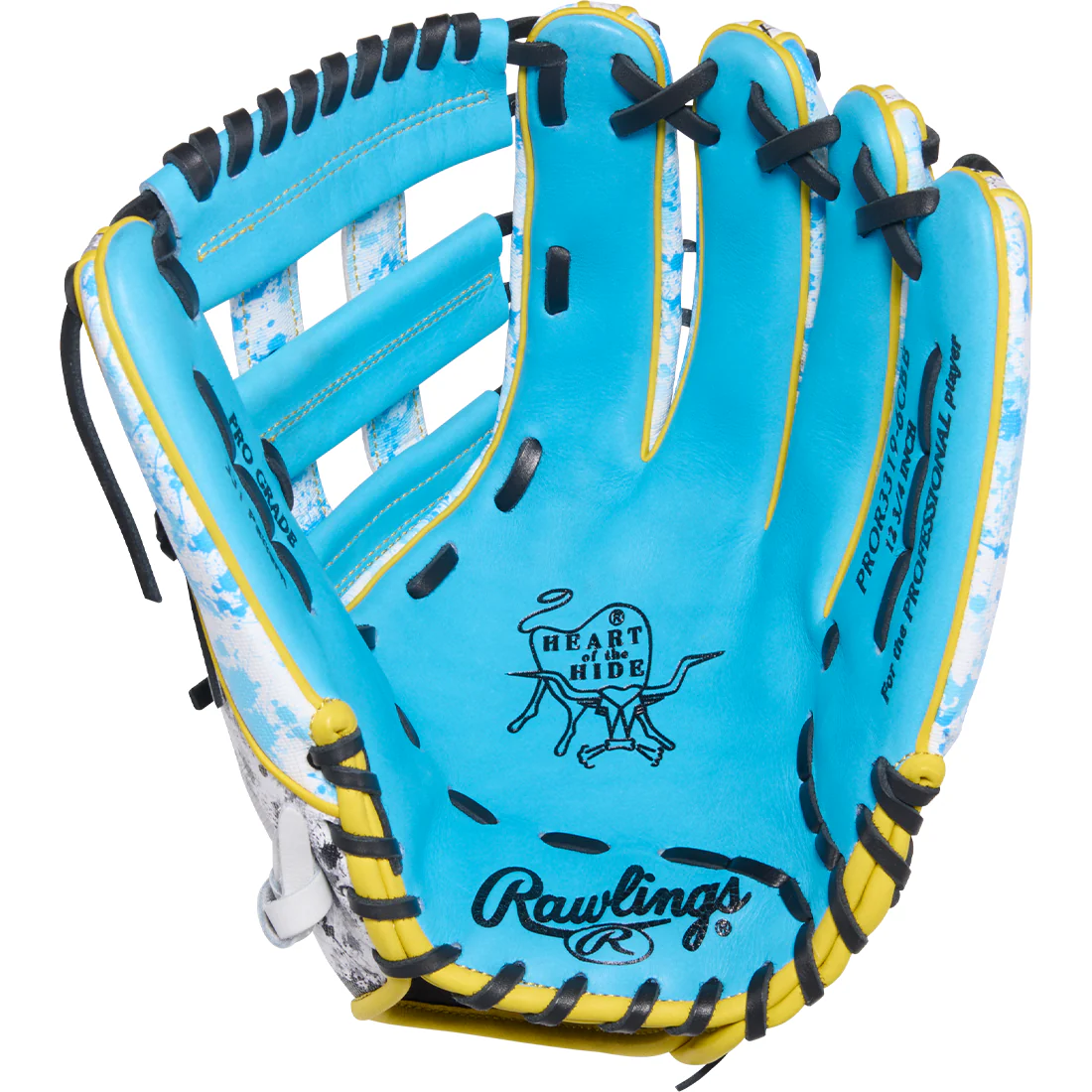 Rawlings Heart of the Hide Color Sync 10 12.75" Outfield Baseball Glove: PROR3319-6CBB - Image 2