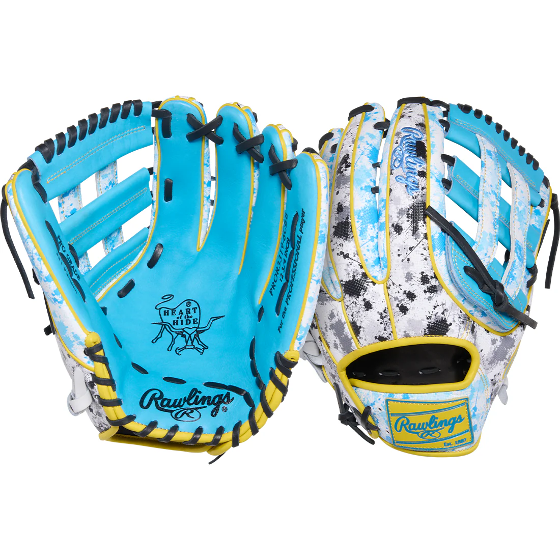Rawlings Heart of the Hide Color Sync 10 12.75" Outfield Baseball Glove: PROR3319-6CBB - Image 5