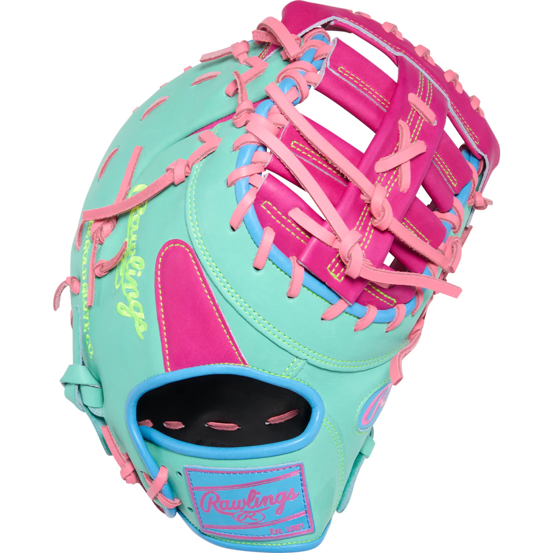 Rawlings Heart of the Hide Color Sync 10 13" First Baseman Mitt: PRORDCT-10BEM