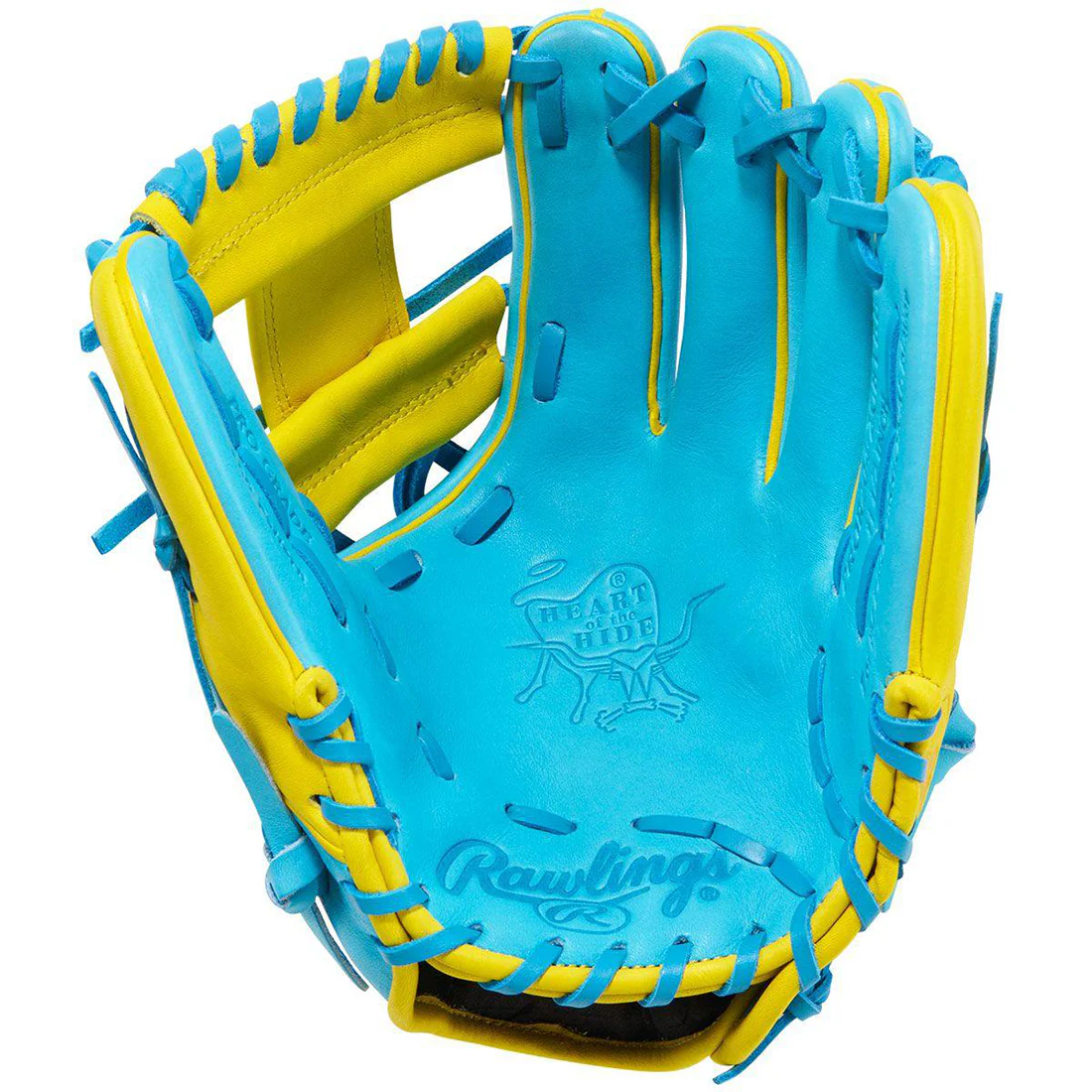 Rawlings Heart of the Hide Spring Break Edition 11.5" Infield Baseball Glove: PROR204-2CBYBE - Image 2
