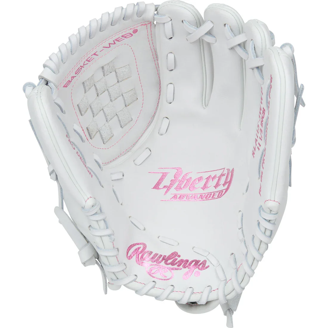 Rawlings Liberty Advanced 11.5" Fastpitch Softball Glove: RLA115-3WWP - Image 2