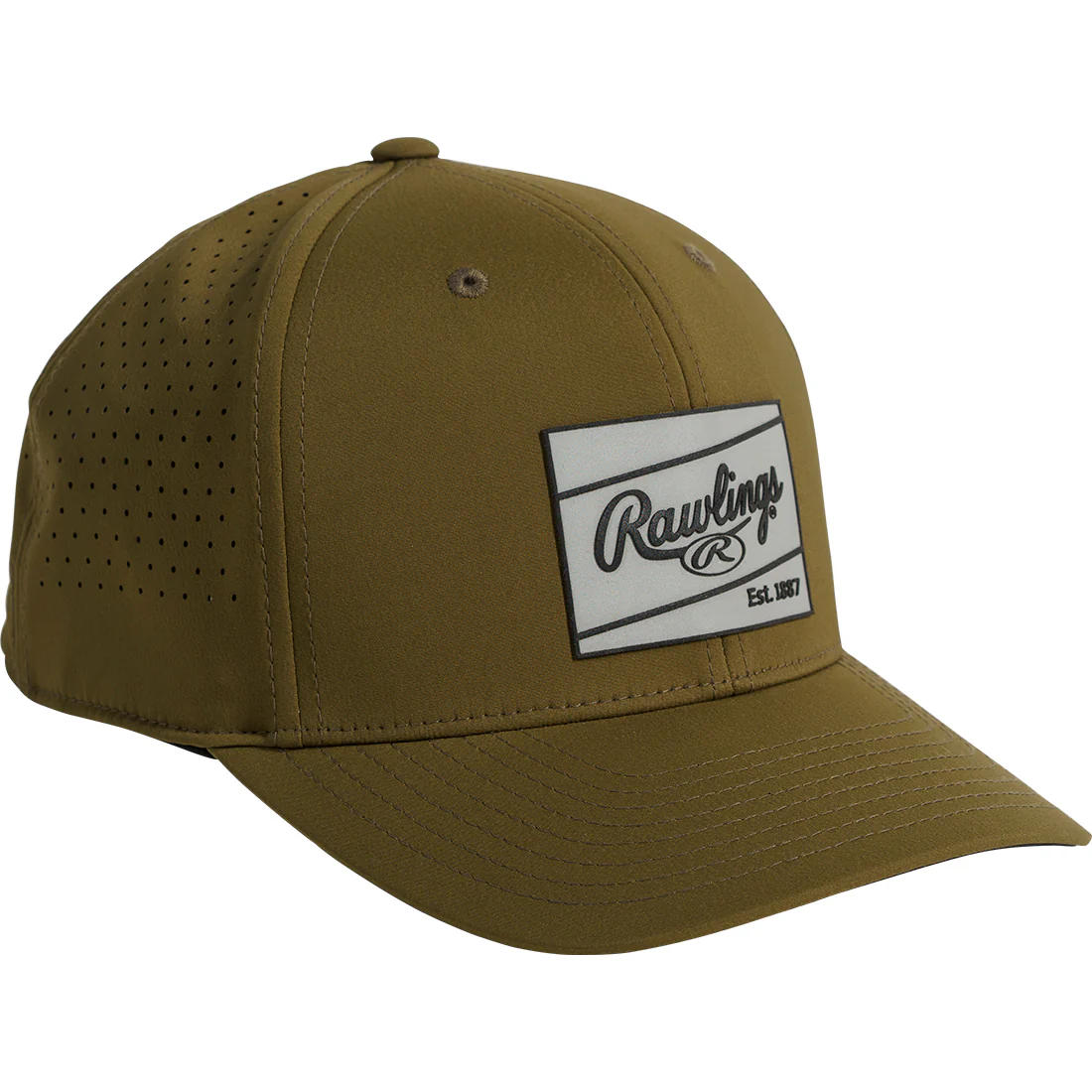 Rawlings Performance Snapback Hat: Military Green