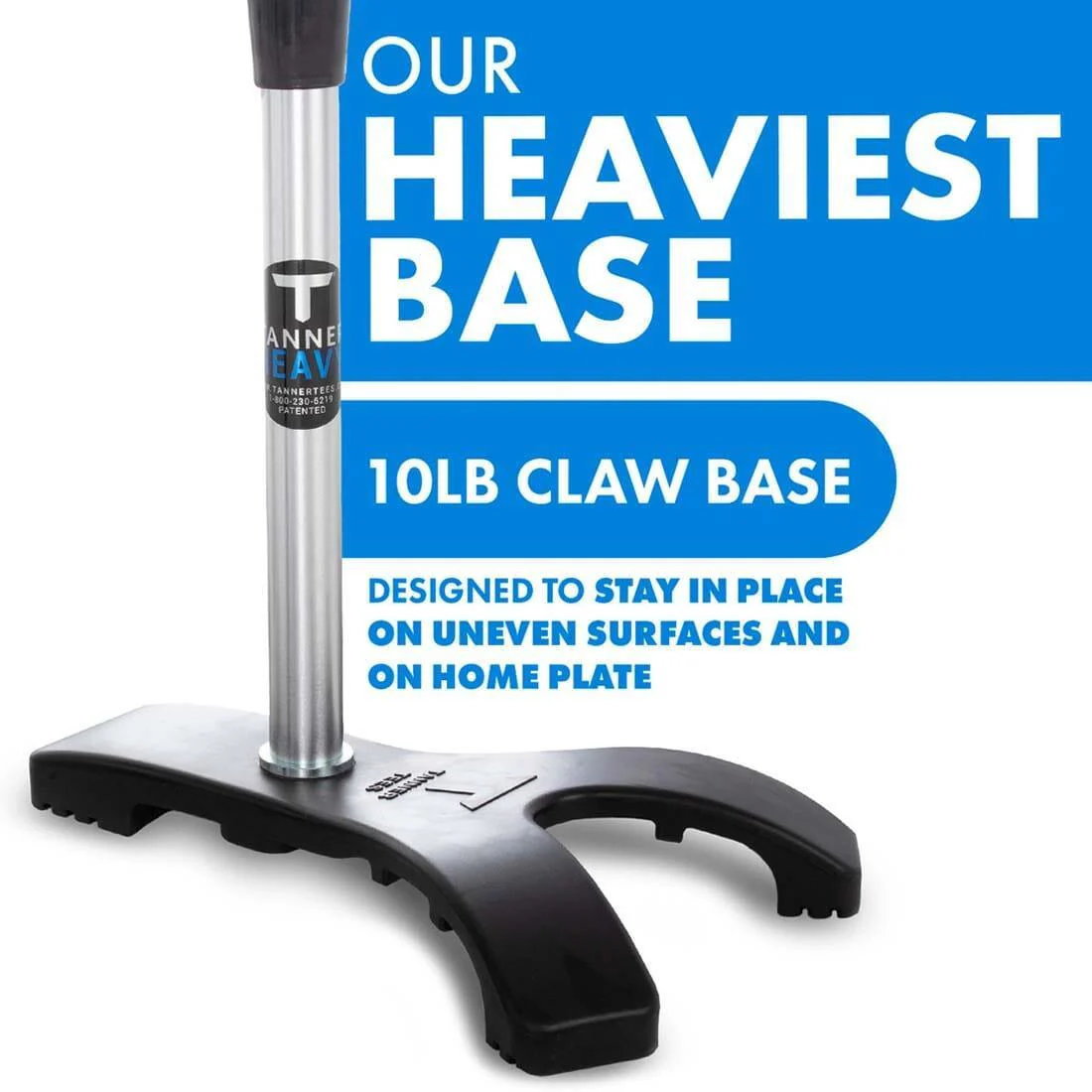 Tanner Tee Heavy 26"-43" Adjustable Batting Tee (Adult/Standard): HVT001 - Image 4