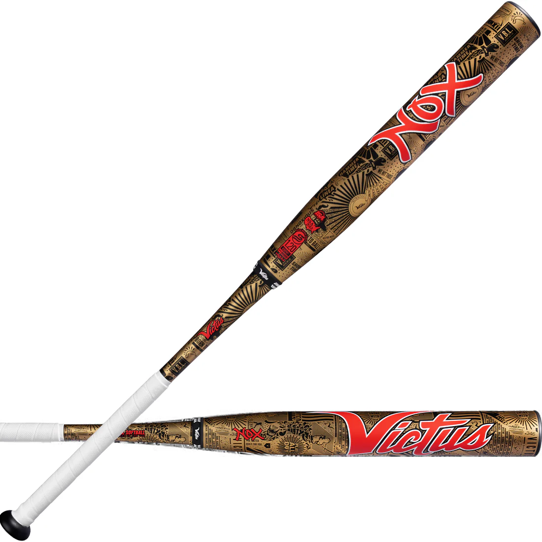Victus Nox 12.5" 2PC Endloaded USSSA Slowpitch Softball Bat: VSPNX2BU - Image 4