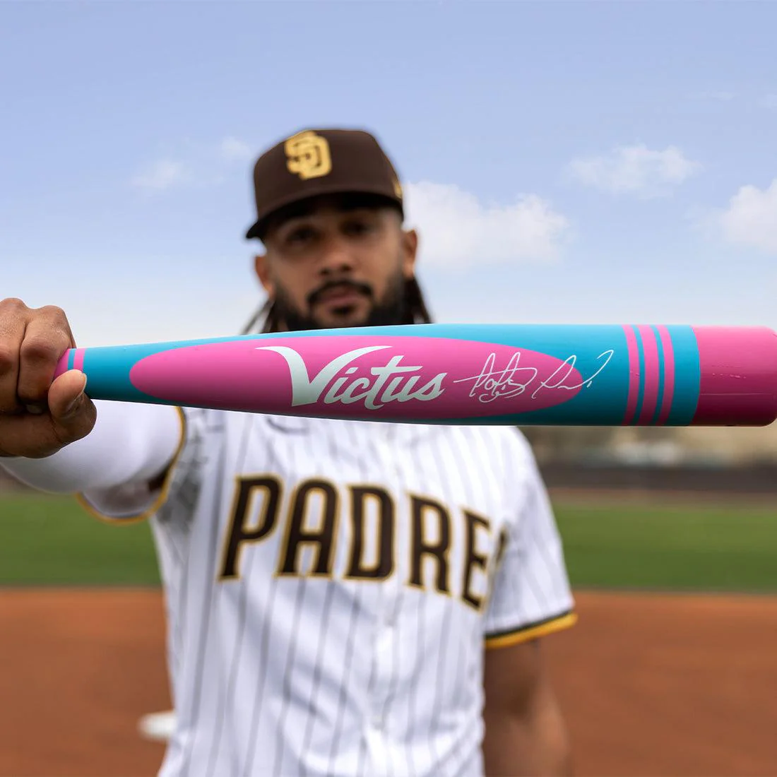 Victus Vibe Tatis Pink Pro-Crayon -3 BBCOR Baseball Bat: VCVIBC-FT - Image 2