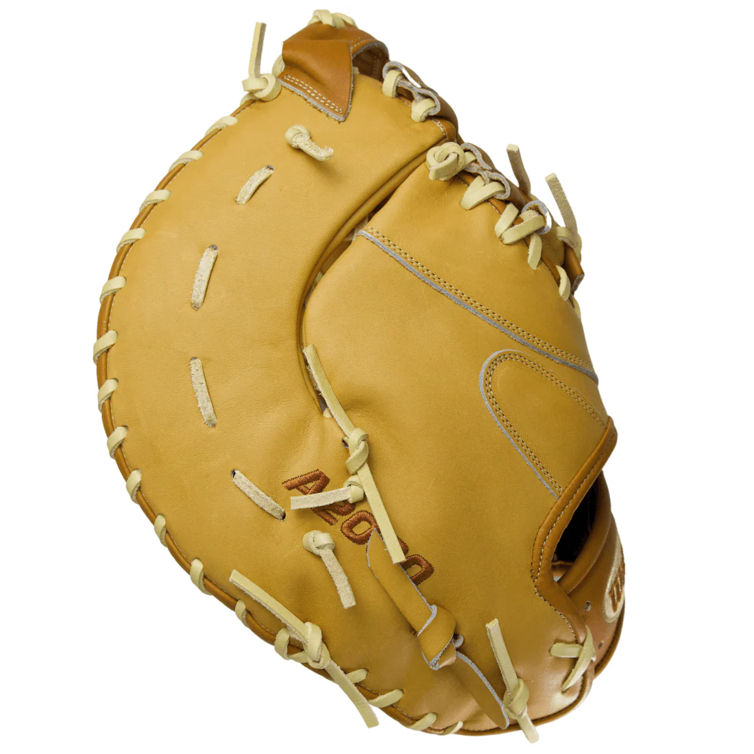 Wilson A2000 1679  LE 12.5" Baseball First Base Mitt: Tan / Saddle - Image 7