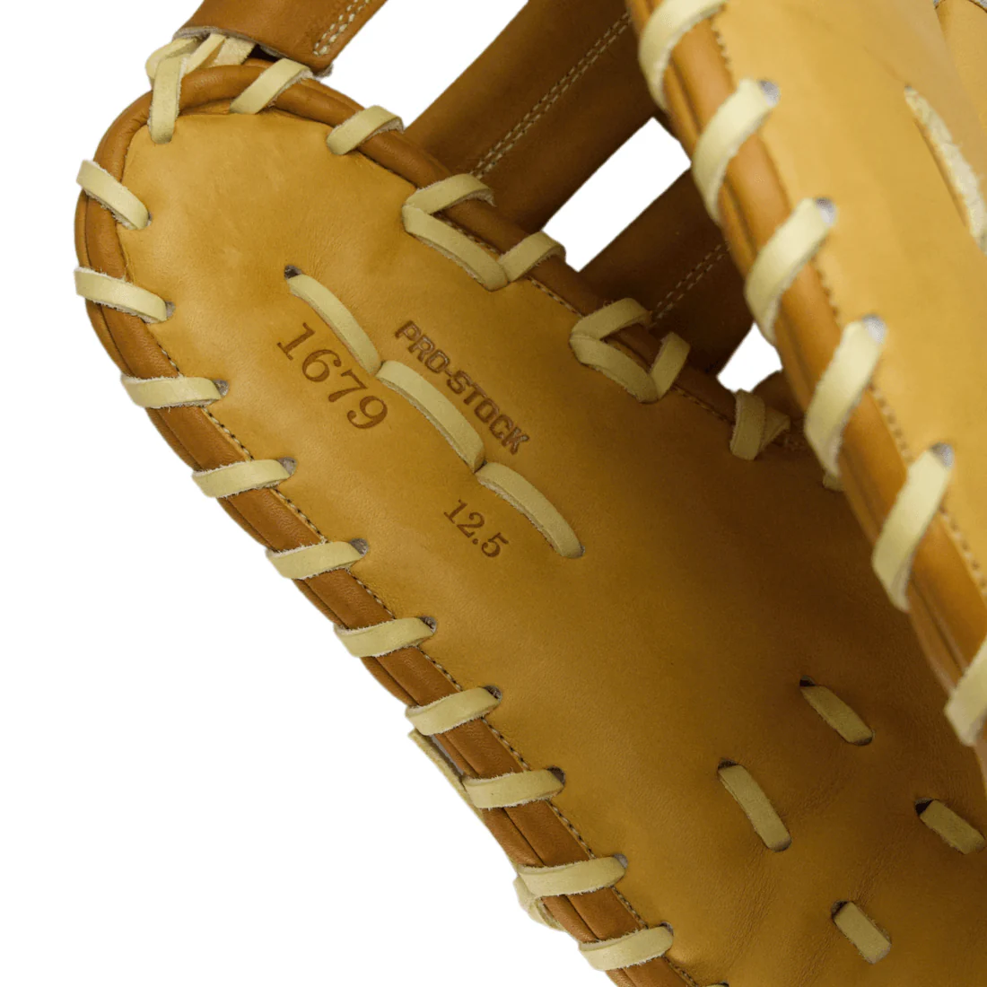 Wilson A2000 1679  LE 12.5" Baseball First Base Mitt: Tan / Saddle - Image 8