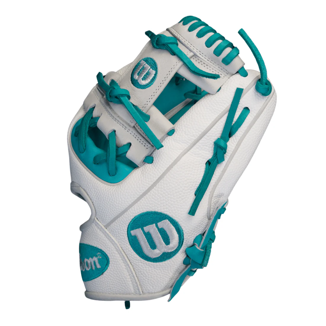 Wilson A2000 1786SS "Everest" 11.5" Infield Baseball Glove White/Teal - Image 4
