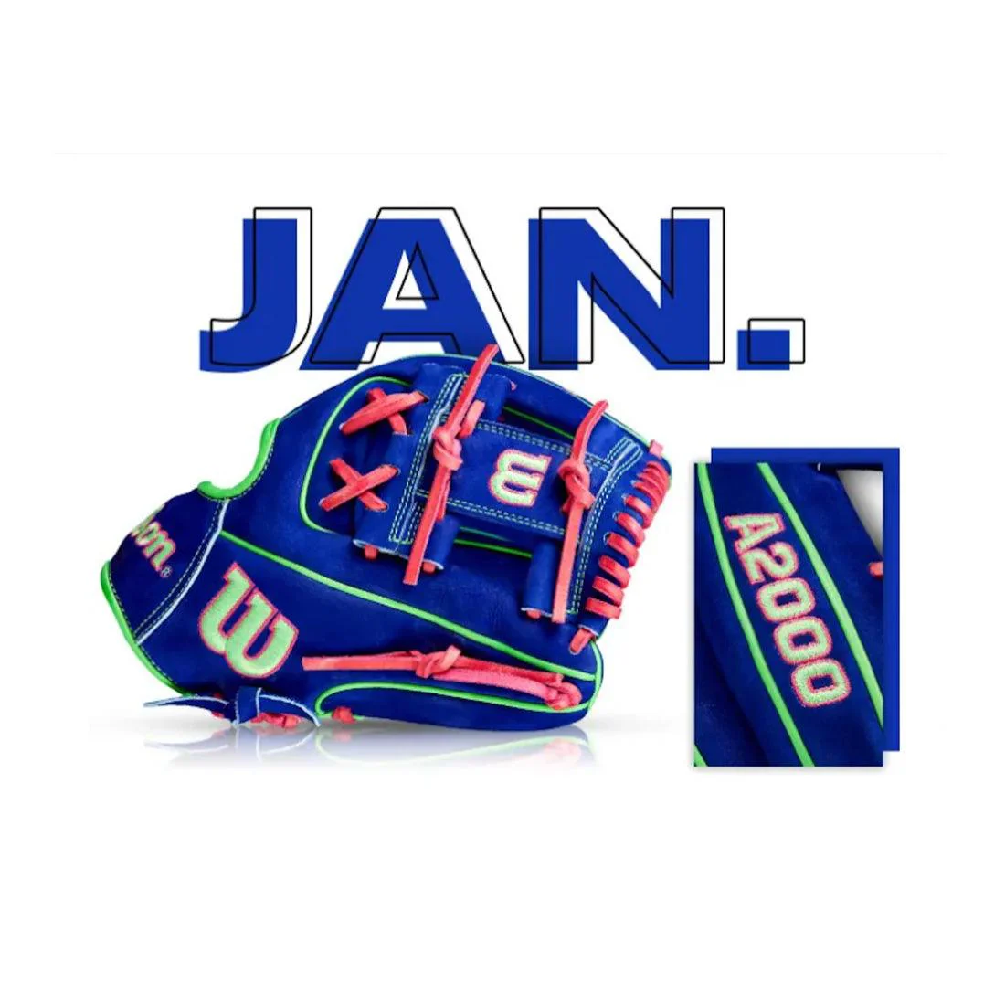 Wilson A2000 January 2024 Glove of the Month 11.5" Infield Baseball Glove - Image 2